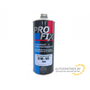 SN0W16C1 Масло моторное PROFIX Engine Oil For Gasoline 0W-16 1л
