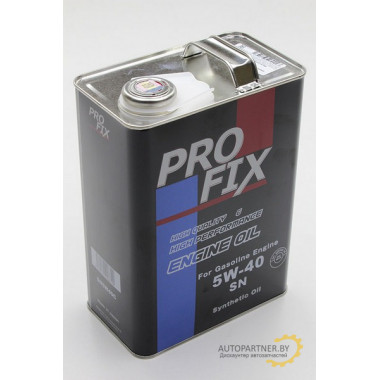 SN5W40C Масло моторное PROFIX Engine Oil For Gasoline/Diesel 5W-40 SN 4л