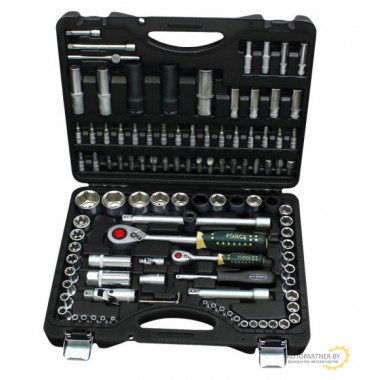 ROCK FORCE 41082-5 1/4"&1/2" Набор инструментов 108пр. 6гр