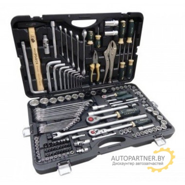 ROCK FORCE 41421-5 1/2"&3/8"&1/4" Набор инструментов 142пр. 6гр