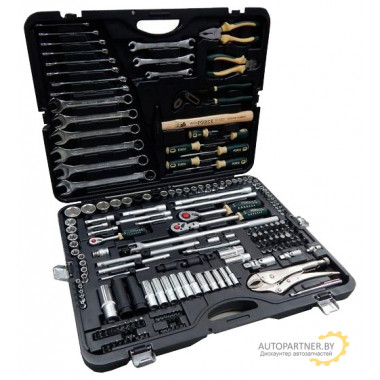 ROCK FORCE 41802-5 1/4"&3/8"&1/2" Набор инструментов 180пр. 6гр