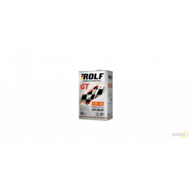 Моторное масло ROLF GT 5W-40 синт. API SN/CF (4л)