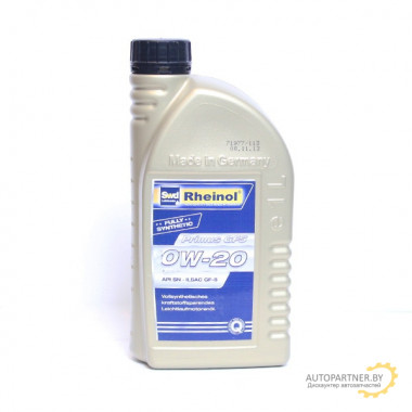 Моторное масло синтетическое SwdRheinol Primus GF5 0W20, 1л