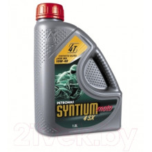 Моторное масло PETRONAS-SYNTIUM MOTO 4SX 10W40 / 18201616 (1л)