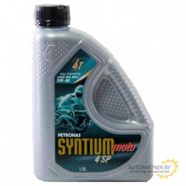 Моторное масло PETRONAS-SYNTIUM MOTO 4SP 5W40 / 18261619 (1л)