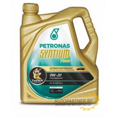 Моторное масло PETRONAS-SYNTIUM 7000 0W20 / 18364019 (4л)