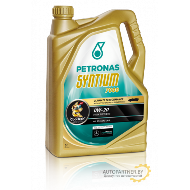Моторное масло PETRONAS-SYNTIUM 7000 0W20 / 18365019 (5л)