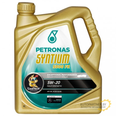 Моторное масло PETRONAS-SYNTIUM 5000 FR 5W20 / 70265K1YEU (4л)