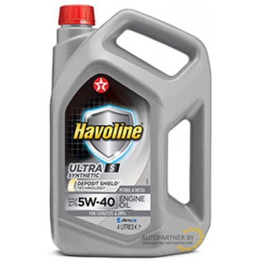 Масло моторное синтетическое Havoline Ultra S 5W-40 4л