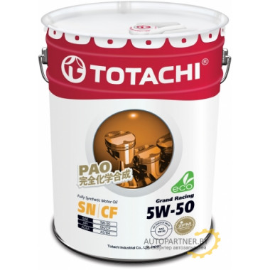Моторное масло TOTACHI Grand Racing 5W-50 / 11620 (20л)