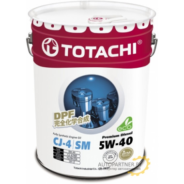 Моторное масло TOTACHI Premium Diesel 5W-40 / 11720 (20л)