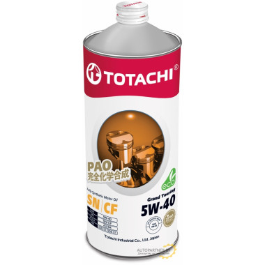 Моторное масло TOTACHI Grand Touring 5W-40 / 11901 (1л)