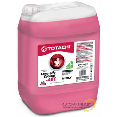 Антифриз Готовый TOTACHI NIRO LONG LIFE COOLANT RED -40°C Красный 20л / 4562374692190