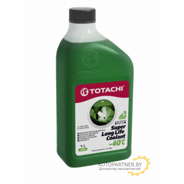 Антифриз Готовый TOTACHI SUPER LONG LIFE COOLANT Green -40C Зеленый 1л / 4589904520518