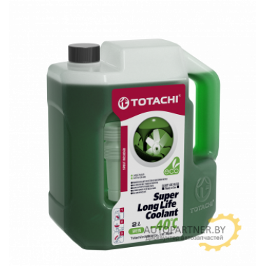 Антифриз Готовый TOTACHI SUPER LONG LIFE COOLANT Green -40C Зеленый 2л / 4589904520525