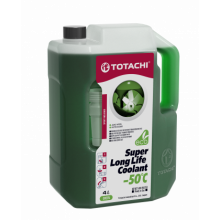 Антифриз Готовый TOTACHI SUPER LONG LIFE COOLANT Green -50C Зеленый 4л / 4589904520624