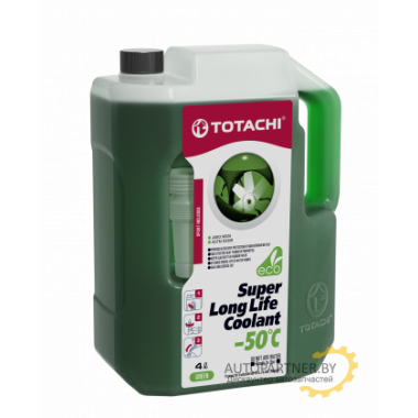 Антифриз Готовый TOTACHI SUPER LONG LIFE COOLANT Green -50C Зеленый 4л / 4589904520624