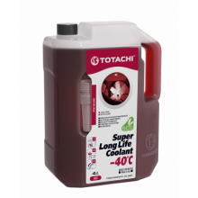 Антифриз Готовый TOTACHI SUPER LONG LIFE COOLANT Red -40C Красный 4л / 4589904520716