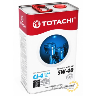 Моторное масло TOTACHI NIRO HD 5W-40 / 1C904 (4л)
