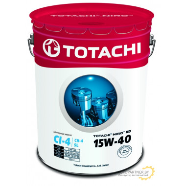 Моторное масло TOTACHI NIRO HD 15W-40 / 1E220 (19л)