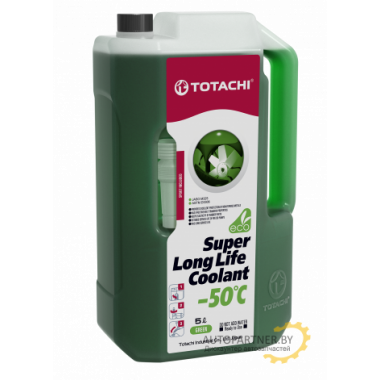 Антифриз Готовый TOTACHI SUPER LONG LIFE COOLANT Green -50C Зеленый 5л / 4589904924941