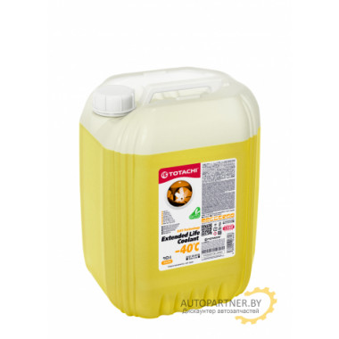 Антифриз Готовый TOTACHI EXTENDED LIFE COOLANT -40C Желтый 10л / 4589904926648