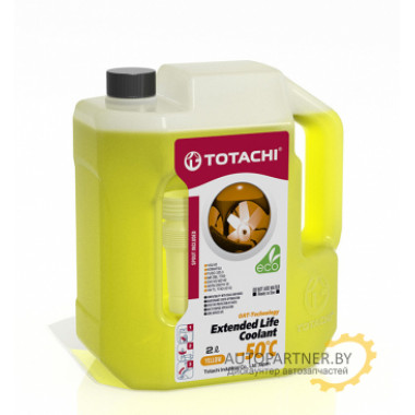 Антифриз Готовый TOTACHI EXTENDED LIFE COOLANT -50C Желтый 2л / 4589904926686