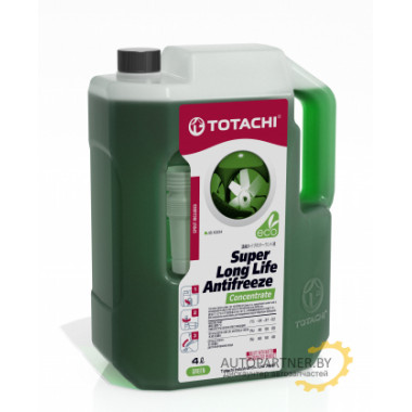 Антифриз Концентрат TOTACHI SUPER LONG LIFE ANTIFREEZE Green Зеленый 4л / 4589904928093