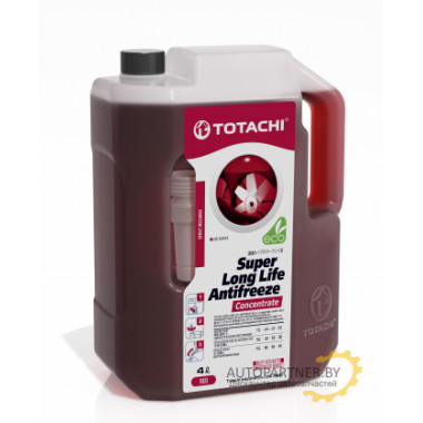 Антифриз Концентрат TOTACHI SUPER LONG LIFE ANTIFREEZE Red  Красный  4л / 4589904928109