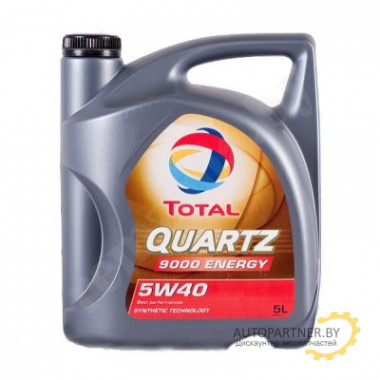 Моторное масло TOTAL QUARTZ 9000 ENERGY 5W40 / 156812 (5л)