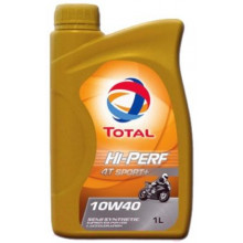 Моторное масло TOTAL HI-PERF 4T SPORT 10W40 / 193101 (1л)