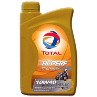 Моторное масло TOTAL HI-PERF 4T SPORT 10W40 / 193101 (1л)