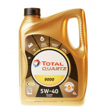 Моторное масло TOTAL QUARTZ 9000 5W40 / 213674 (4л)