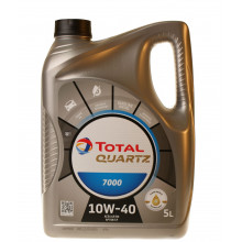 Моторное масло TOTAL QUARTZ 7000 10W40 / 214109 (5л)