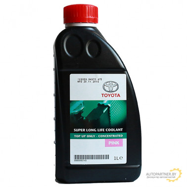 Антифриз Концентрат  TOYOTA Long Life Coolant Розовый 1л / 0888980140 