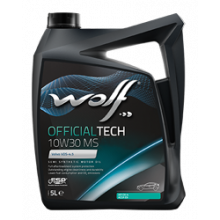 Моторное масло WOLF OFFICIALTECH MS 10W30 / 15725/5 (5л)