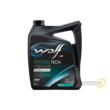 Моторное масло WOLF OFFICIALTECH MS 15W40 / 15736/5 (5л)