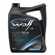 Моторное масло WOLF GUARDTECH SN/CF 20W50 / 16147/4 (4л)