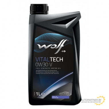 Моторное масло WOLF VITALTECH V 0W30 / 22105/1 (1л)