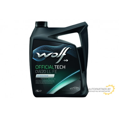 Моторное масло WOLF OFFICIALTECH LL FE 0W20 / 65621/5 (5л)