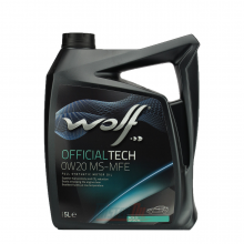Моторное масло WOLF OFFICIALTECH MS-MFE 0W20 / 65624/5 (5л)