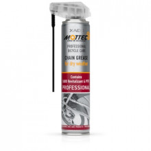 MOTTEC PROFESSIONAL Смазка для велосипедных цепей с ревитализантом и PTFE для сухой погоды аэр.баллон 200 мл