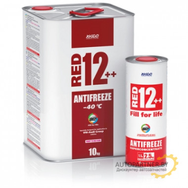 Антифриз Готовый XADO Antifreeze Красный 12++ Красный 1л / XA 53209