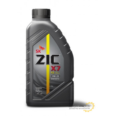 Моторное масло ZIC X7 FE 0W20 / 132617 (1л)