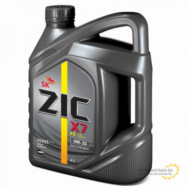 Моторное масло ZIC X7 FE 0W30 / 162616 (4л)