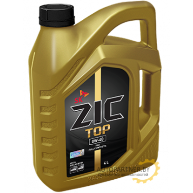 Моторное масло ZIC TOP 0W40 / 162900 (4л)