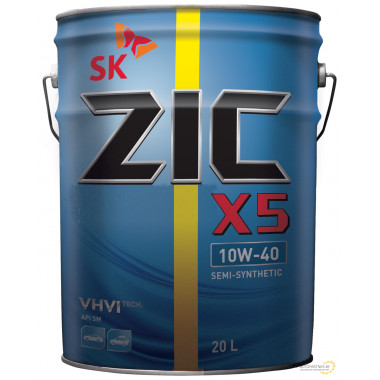 Моторное масло ZIC X5 10W40 / 192622 (20л)