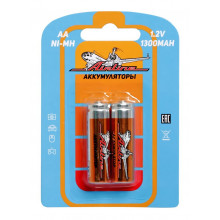 Батарейки AIRLINE AA HR6 аккумулятор Ni-Mh 1300 mAh 2шт. / AA-13-02