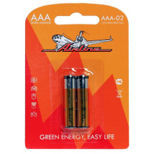 Батарейки AIRLINE LR03/AAA щелочные 2 шт. / AAA-02