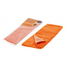 Салфетка из микрофибры и коралловой ткани оранжевая AIRLINE (35*40 см) / AB-A-04